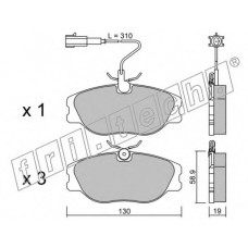 fri.tech. Σετ τακάκια 074.2