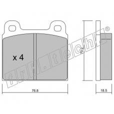 fri.tech. Σετ τακάκια 080.0