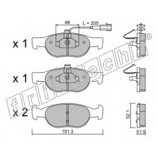 fri.tech. Σετ τακάκια 081.0