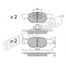 fri.tech. Σετ τακάκια 081.1