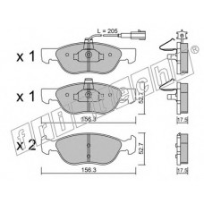 fri.tech. Σετ τακάκια 084.0