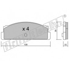 fri.tech. Σετ τακάκια 088.0