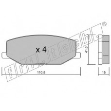 fri.tech. Σετ τακάκια 099.0