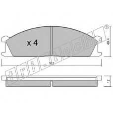 fri.tech. Σετ τακάκια 109.0
