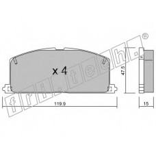 fri.tech. Σετ τακάκια 110.0