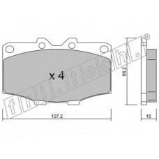 fri.tech. Σετ τακάκια 111.0