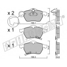 fri.tech. Σετ τακάκια 120.2