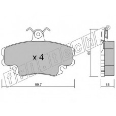 fri.tech. Σετ τακάκια 122.0