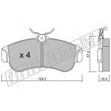 fri.tech. Σετ τακάκια 125.0