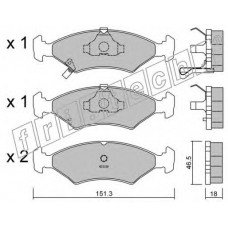 fri.tech. Σετ τακάκια 129.0