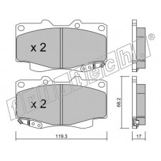 fri.tech. Σετ τακάκια 131.1