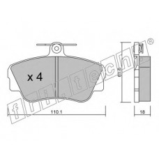 fri.tech. Σετ τακάκια 132.0
