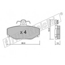 fri.tech. Σετ τακάκια 133.0