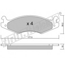 fri.tech. Σετ τακάκια 135.0
