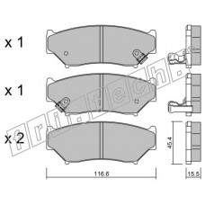 fri.tech. Σετ τακάκια 138.0