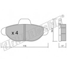 fri.tech. Σετ τακάκια 139.0