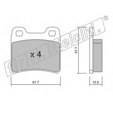 fri.tech. Σετ τακάκια 143.0