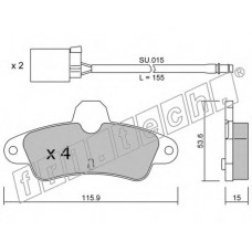 fri.tech. Σετ τακάκια 145.0W