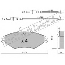 fri.tech. Σετ τακάκια 146.0