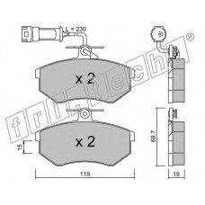 fri.tech. Σετ τακάκια 151.1