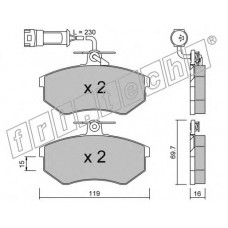 fri.tech. Σετ τακάκια 151.3