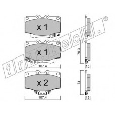 fri.tech. Σετ τακάκια 155.0