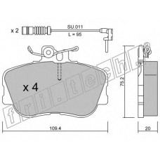 fri.tech. Σετ τακάκια 161.0W
