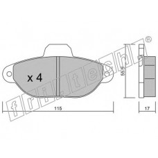 fri.tech. Σετ τακάκια 162.1