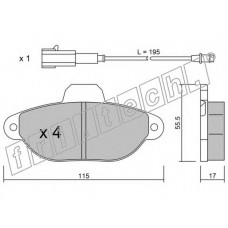 fri.tech. Σετ τακάκια 162.2