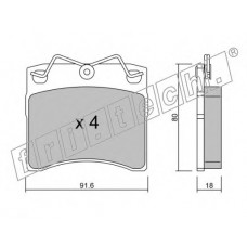 fri.tech. Σετ τακάκια 166.0