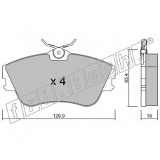 fri.tech. Σετ τακάκια 167.0