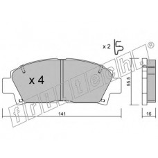 fri.tech. Σετ τακάκια 169.0