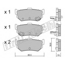 fri.tech. Σετ τακάκια 172.0