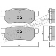 fri.tech. Σετ τακάκια 173.0