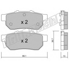 fri.tech. Σετ τακάκια 179.0