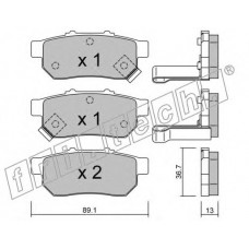 fri.tech. Σετ τακάκια 179.1