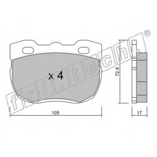 fri.tech. Σετ τακάκια 180.1
