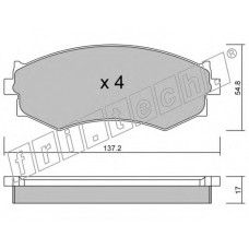 fri.tech. Σετ τακάκια 197.0