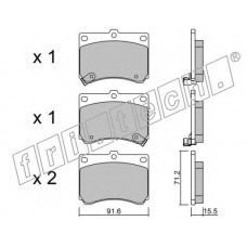 fri.tech. Σετ τακάκια 205.0