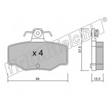 fri.tech. Σετ τακάκια 207.0