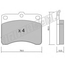 fri.tech. Σετ τακάκια 210.0