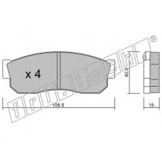 fri.tech. Σετ τακάκια 211.0