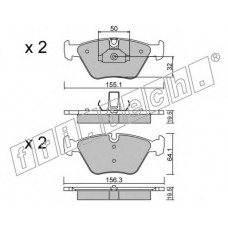 fri.tech. Σετ τακάκια 216.5