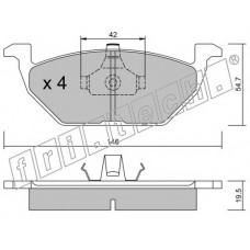 fri.tech. Σετ τακάκια 220.0