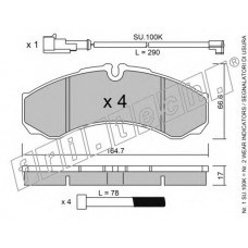 fri.tech. Σετ τακάκια 221.4W