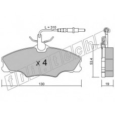 fri.tech. Σετ τακάκια 222.0