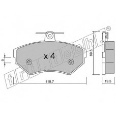 fri.tech. Σετ τακάκια 224.0