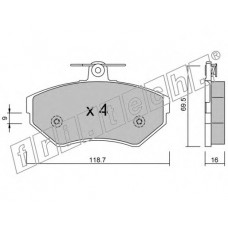 fri.tech. Σετ τακάκια 224.1