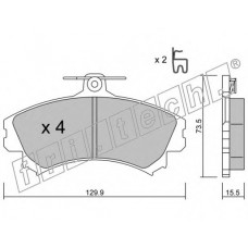 fri.tech. Σετ τακάκια 225.0