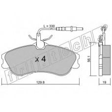 fri.tech. Σετ τακάκια 226.0